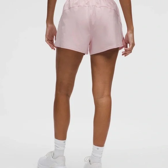 NWT LULULEMON ATHLETICA PACE RIVAL HIGH-RISE SHORT 3” PINK HAZE 4 - Picture 6 of 12